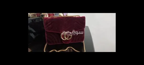 حقيبة يد مع خزام دهبي جديد - 2